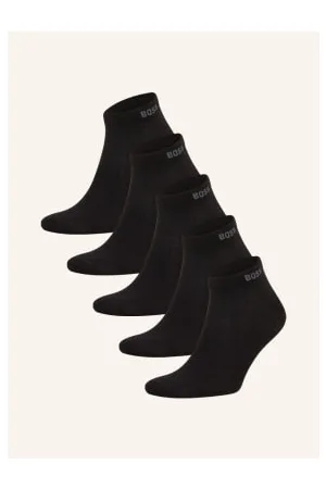 HUGO BOSS Skarpety, 5 Par schwarz