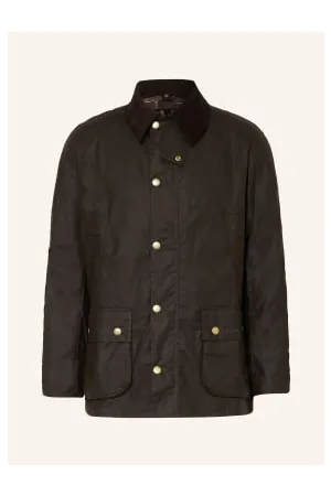 Barbour Kurtka Polowa Ashby Wax gruen