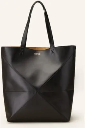 Loewe Torba Shopper Puzzle Tote Large schwarz