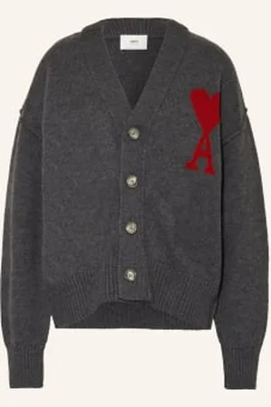 Ami Kardigan Oversize grau