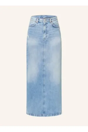 Acne Studios Spódnica Jeansowa blau
