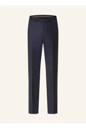 Digel Spodnie Garniturowe Per Modern Fit blau