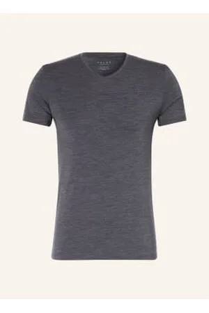Falke Koszulka W Serek Daily Climawool Z Dodatkiem Wełny Merino grau