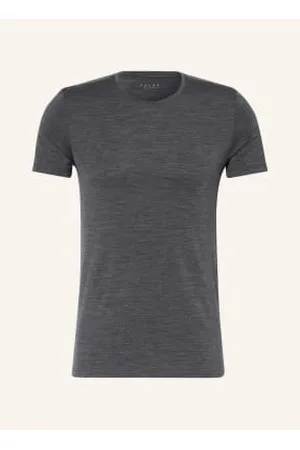 Falke T-Shirt Daily Climawool Z Dodatkiem Wełny Merino grau