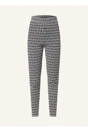 JET SET Legginsy Dzianinowe schwarz