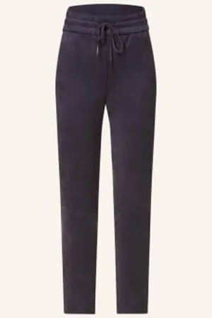 Juvia Spodnie 7/8 Z Imitacji Skóry blau