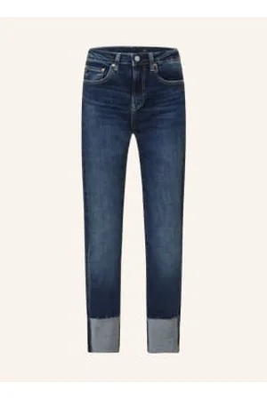 AG Jeans Jeansy Straight Girlfriend blau