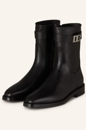 Salvatore Ferragamo Botki Balir schwarz