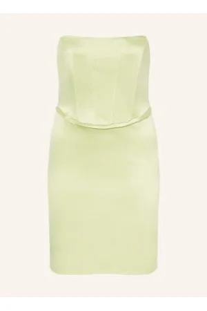 Gina Tricot Sukienka Satynowa gelb