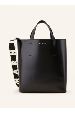 Marni Torba Shopper Museo Soft Small schwarz