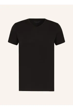 Falke Koszulka W Serek Daily Climawool Z Dodatkiem Wełny Merino schwarz