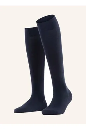 Falke Podkolanówki Softmerino Z Wełną Merino blau