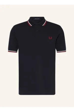 Fred Perry Koszulka Polo Z Piki blau