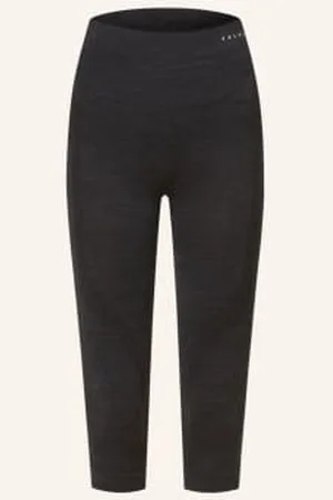 Falke Getry Funkcyjne Wool-Tech Ze Skróconymi Nogawkami, Z Wełną Merino schwarz