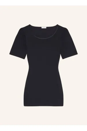 Hanro T-Shirt Cotton Seamless schwarz