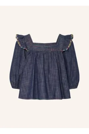 ZIMMERMANN Bluzka Alight W Stylu Jeansowym blau