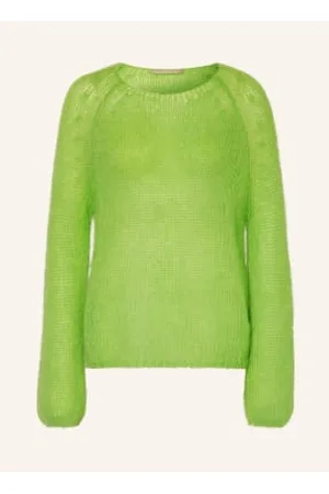 The Mercer Sweter Z Dodatkiem Moheru gruen