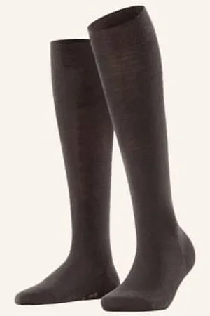 Falke Podkolanówki Softmerino Z Wełną Merino braun