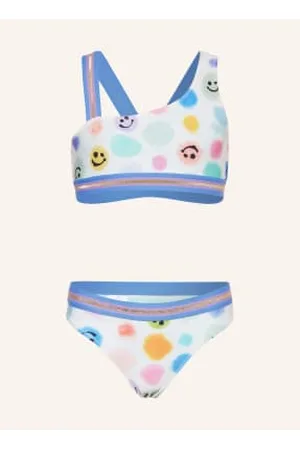 Molo Góra Od Bikini Bustier Nicola Z Ochroną Uv 50+ weiss