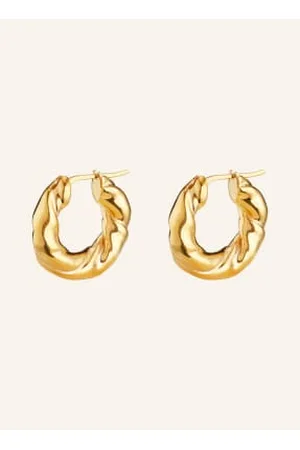 Loewe Kreolki Nappa Twist Small gold