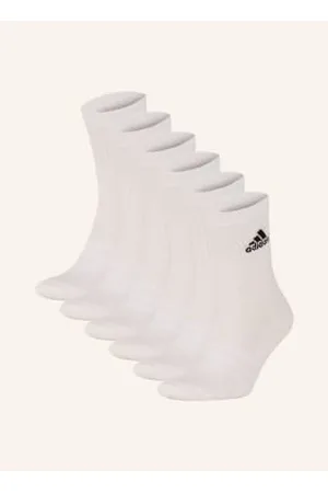 adidas Skarpety Cushioned Sportswear Crew, 6 Par weiss
