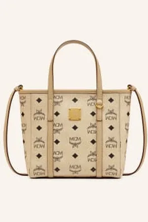 MCM Torba Na Ramię Aren beige