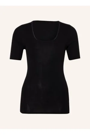 Schiesser T-Shirt Luxury schwarz