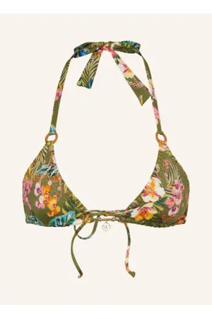 Watercult Góra Od Bikini Trójkątnego Sunset Florals gruen