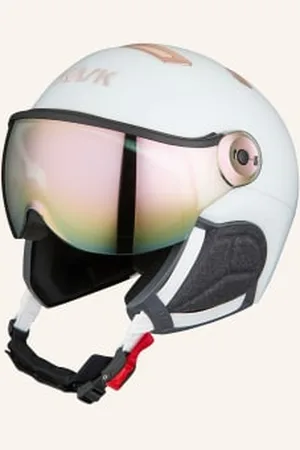 Kask Narciarski Chrome Visor weiss