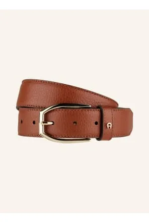 Aigner Pasek Skórzany Casual braun