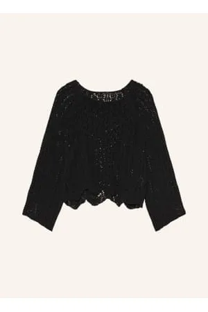 ONLY Krótki Sweter Z Rękawem 3/4 schwarz