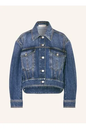 Alexander McQueen Kurtka Jeansowa blau