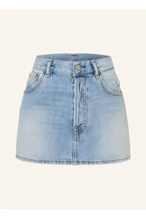 Acne Studios Spódnica Jeansowa blau