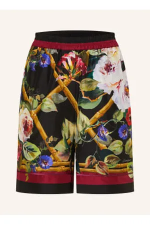 Dolce & Gabbana Jedwabne Szorty schwarz