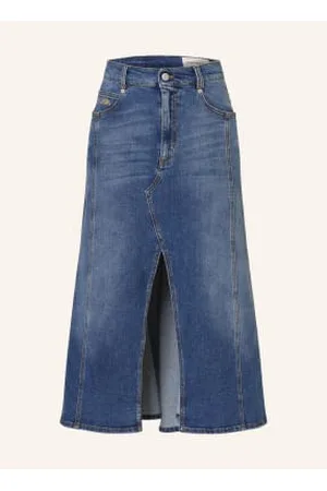 Alexander McQueen Spódnica Jeansowa blau