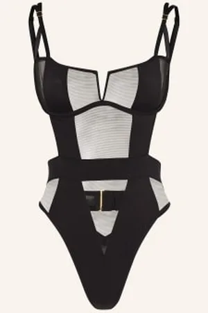 BlueBella Body Ze Stringami Orla schwarz