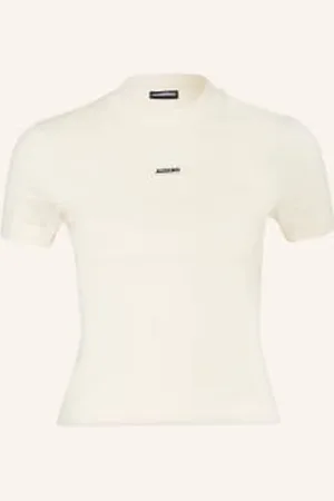 Jacquemus T-Shirt Le Tshirt Gros Grain beige