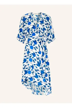 Diane von Furstenberg Sukienka Eloise W Stylu Kopertowym Z Rękawami 3/4 blau