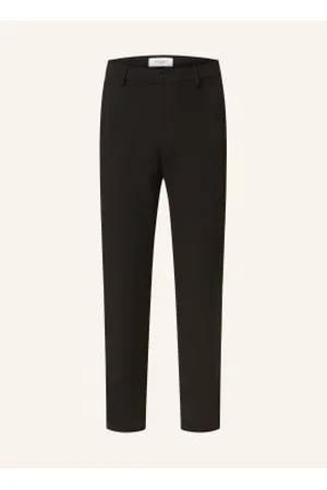 Les Deux Spodnie Regular Fit schwarz