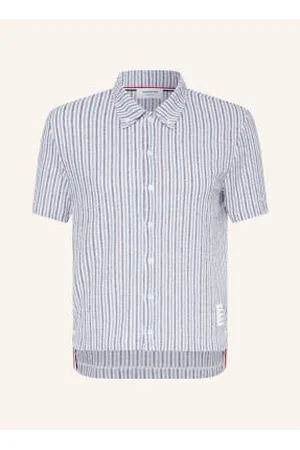 Thom Browne Koszula Z Dzianiny Regular Fit blau