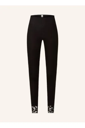 Mey Legginsy Z Serii Wool Love Z Wełny Merino Z Dodatkiem Jedwabiu schwarz