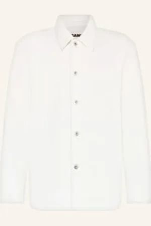 Jil Sander Jeansowa Koszula Wierzchnia weiss