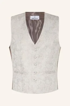 Wilvorst Kamizelka Extra Slim Fit beige