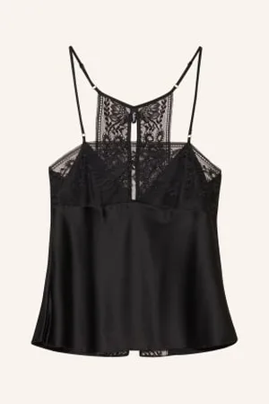 Aubade Top Od Piżamy Midnight Whisper Z Jedwabiu schwarz