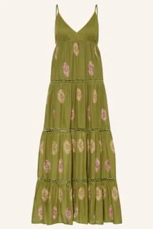 Watercult Sukienka Plażowa Sunset Florals gruen