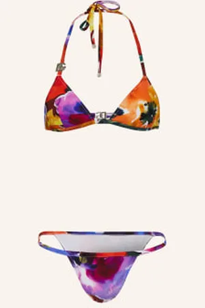 Dolce & Gabbana Bikini Trójkątne Fiori pink