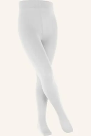 Falke Rajstopy Cotton Touch weiss