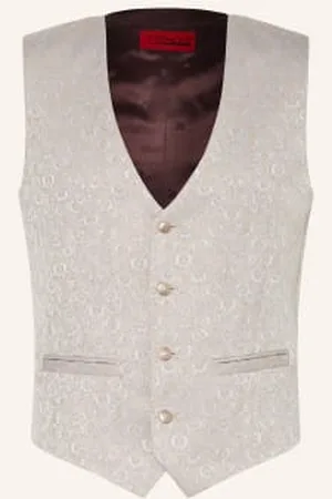 Wilvorst Kamizelka Extra Slim Fit beige