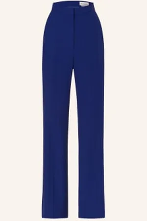 Alexander McQueen Spodnie Marlena blau