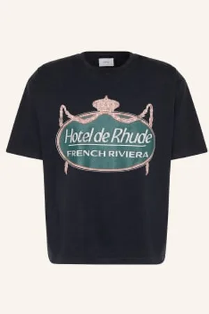 Rhude T-Shirt Riviera schwarz